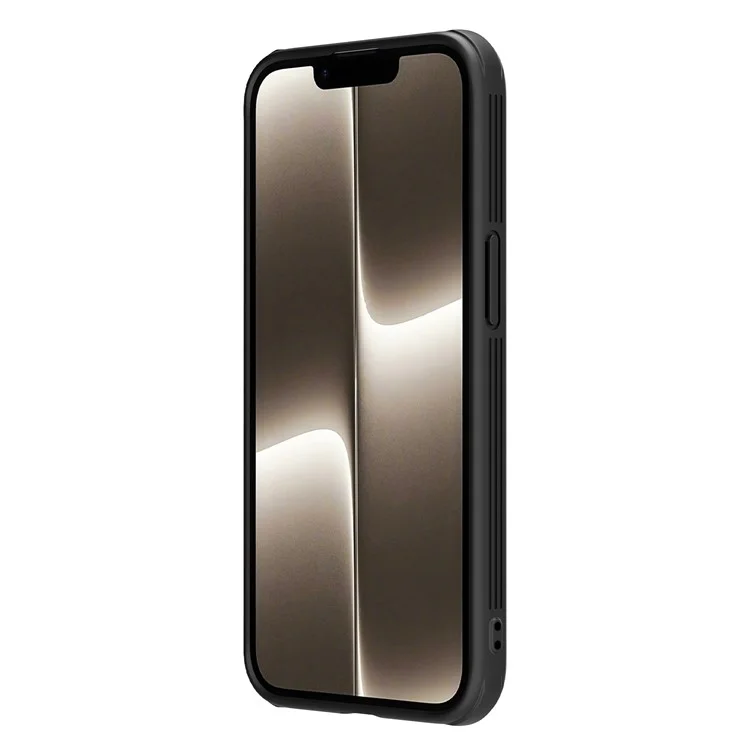 NILLKIN Camshield Pro pour Étui iPhone 16e Coque TPU + PC Magnétique avec Glissière Caméra - Noir