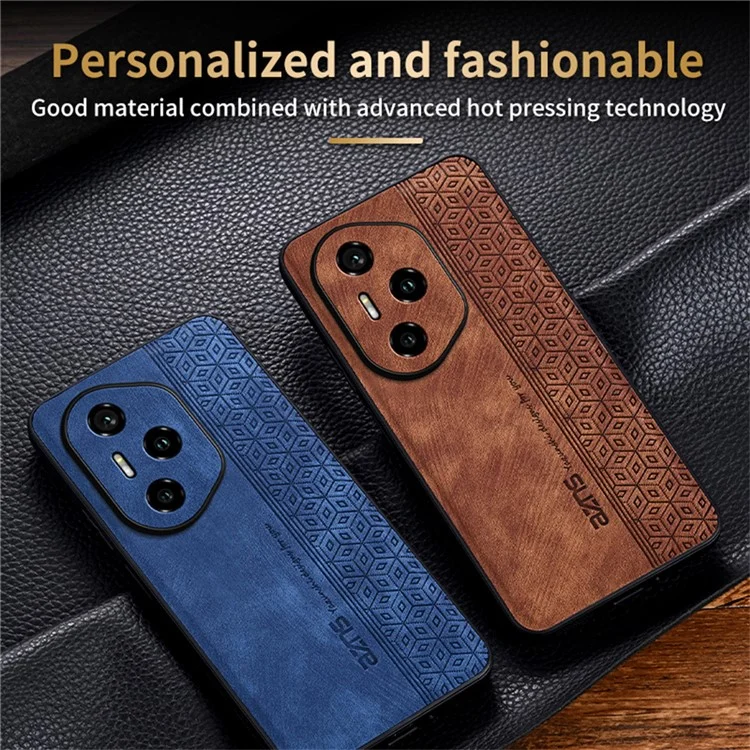 AZNS Per Honor 300 Pro / 300 Ultra Cover Protettiva in Pelle PU con Guscio Posteriore in TPU - Marrone