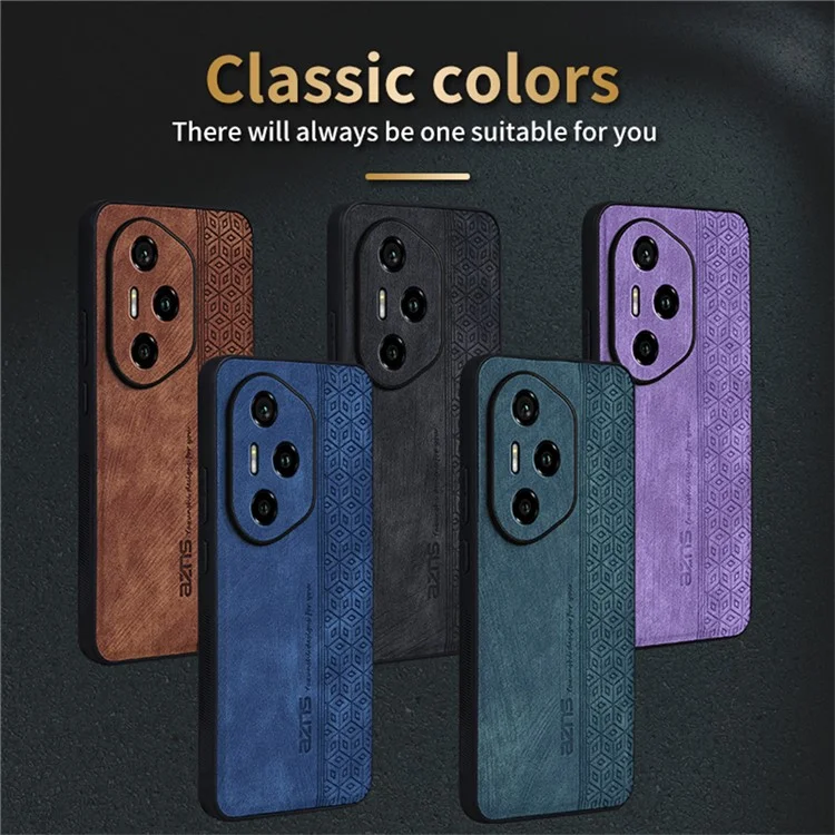 AZNS Per Honor 300 Pro / 300 Ultra Cover Protettiva in Pelle PU con Guscio Posteriore in TPU - Marrone