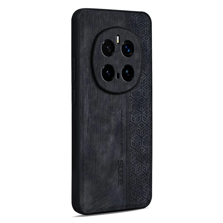 AZNS Per Honor Magic7 Pro 5G Cover Protettiva in Pelle PU con Guscio Interno in TPU - Nero