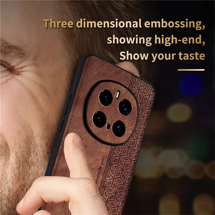 AZNS Per Honor Magic7 Pro 5G Cover Protettiva in Pelle PU con Guscio Interno in TPU - Nero