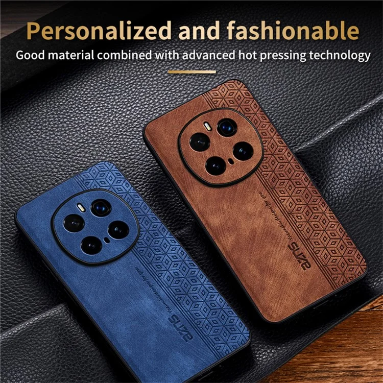 AZNS Per Honor Magic7 Pro 5G Cover Protettiva in Pelle PU con Guscio Interno in TPU - Nero