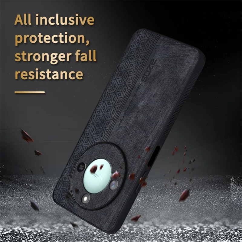 Capa AZNS para Honor X60 5G em Couro PU com Proteção - Marrom