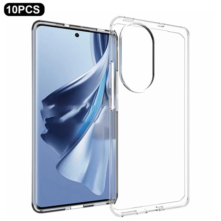 10 Pezzi / Confezione Cover Trasparente per Oppo Reno10 5G (Globale) / Reno10 Pro 5G (Globale) Cover Protettiva per Telefono in TPU Senza Marchio