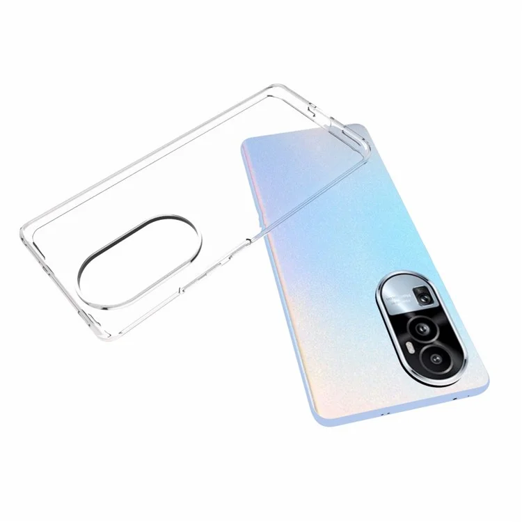 10 Pezzi / Confezione Cover Trasparente per Oppo Reno10 5G (Globale) / Reno10 Pro 5G (Globale) Cover Protettiva per Telefono in TPU Senza Marchio