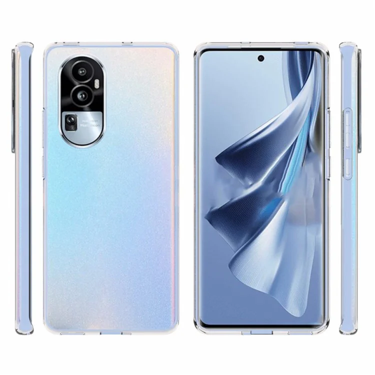 10 Pezzi / Confezione Cover Trasparente per Oppo Reno10 5G (Globale) / Reno10 Pro 5G (Globale) Cover Protettiva per Telefono in TPU Senza Marchio