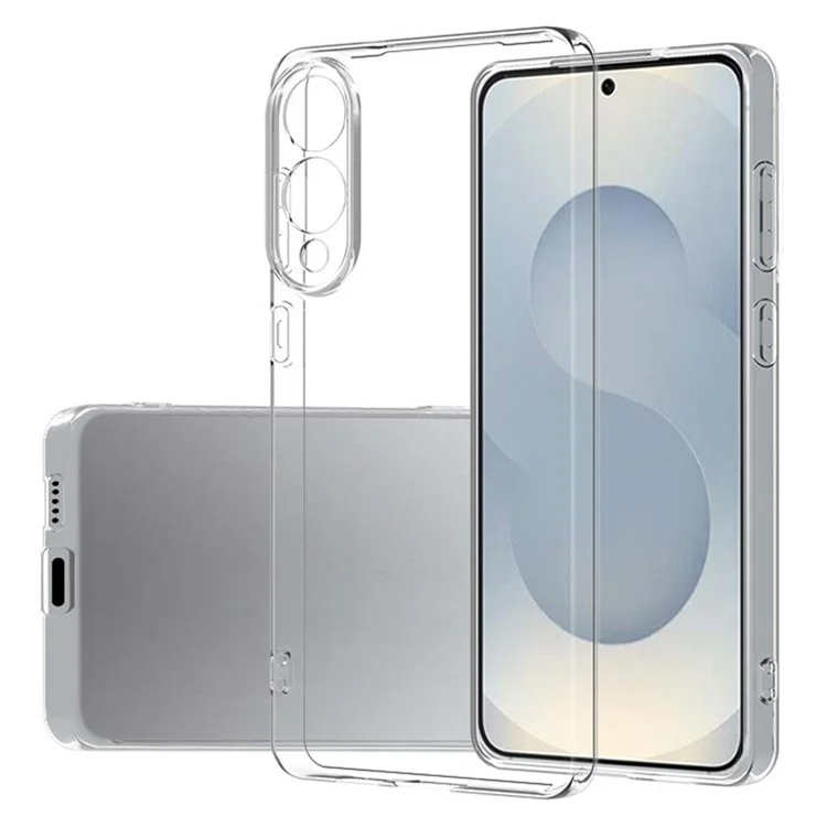 For Samsung Galaxy S25 Edge Back Cover Ultra-Thin Flexible TPU Clear Phone Case
