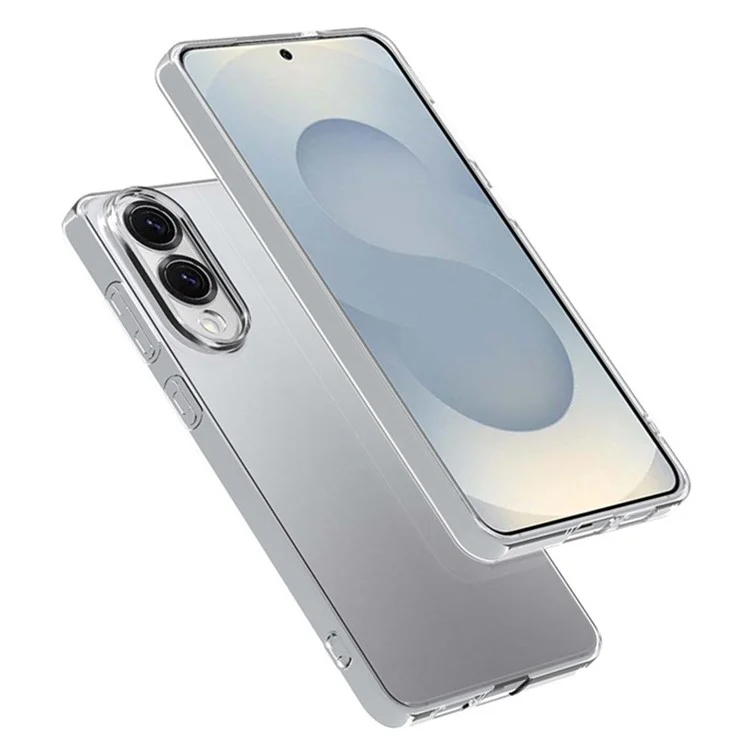 For Samsung Galaxy S25 Edge Back Cover Ultra-Thin Flexible TPU Clear Phone Case