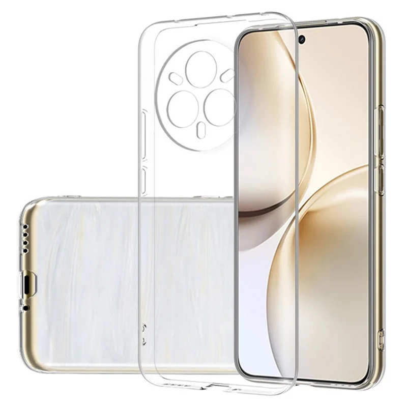 For Realme 14 Pro+ 5G Back Cover Ultra-Thin Flexible TPU Clear Phone Case