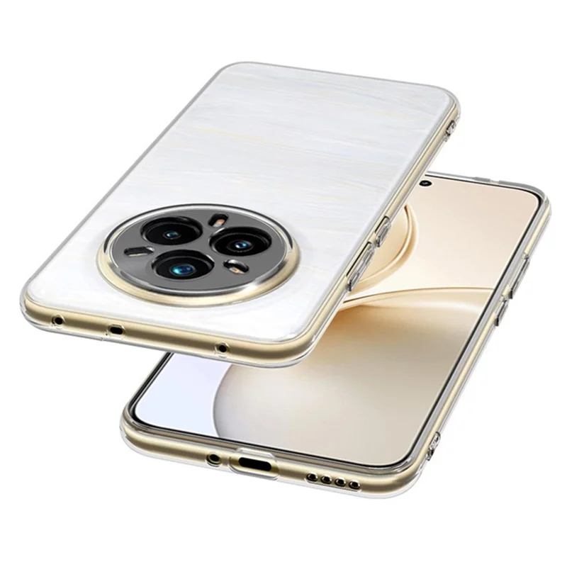 For Realme 14 Pro+ 5G Back Cover Ultra-Thin Flexible TPU Clear Phone Case