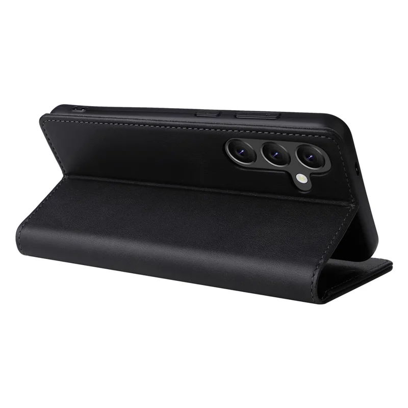 Capa Carteira para Samsung Galaxy A56 5G com Bloqueio RFID em Couro PU - Preto