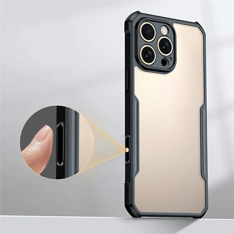XUNDD For iPhone 16 Pro Case with Camera Touch Control Button TPU + PC Back Cover