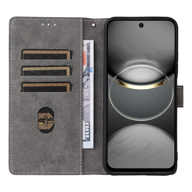 For TECNO Spark 30C 5G KL8H / Pop 9 5G KL4 Case Wallet RFID Blocking PU Leather Cover Viewing Stand - Green