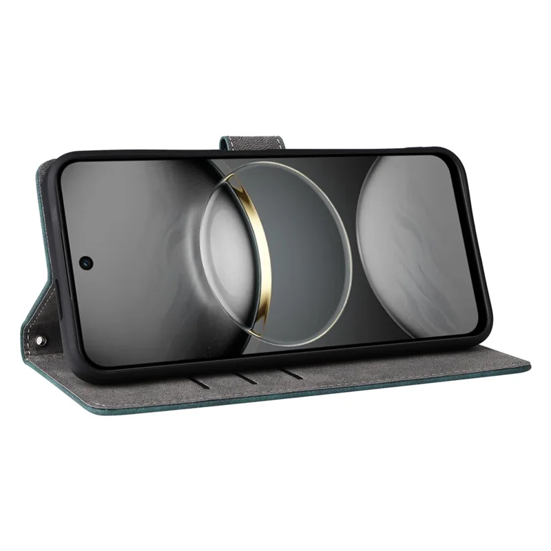 For TECNO Spark 30C 5G KL8H / Pop 9 5G KL4 Case Wallet RFID Blocking PU Leather Cover Viewing Stand - Green