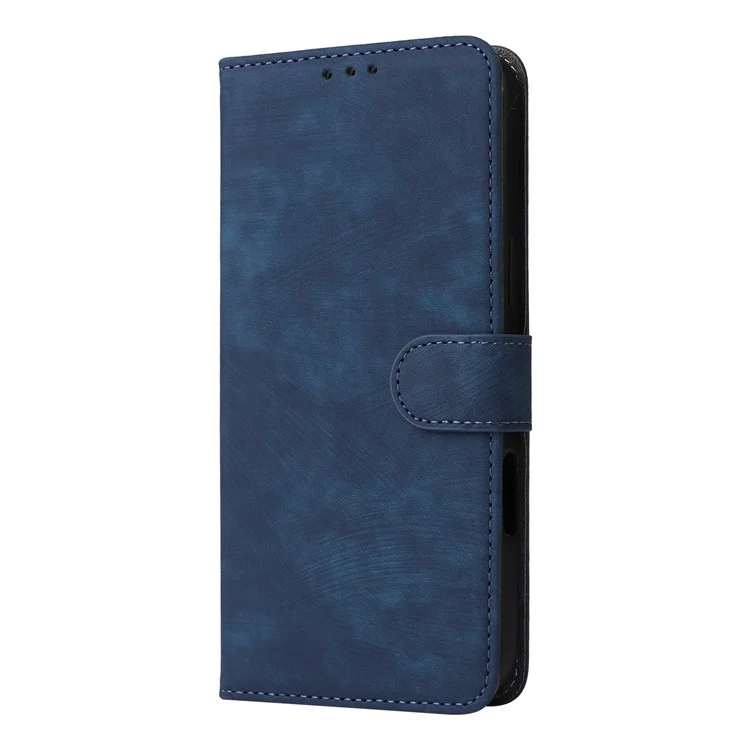 Étui portefeuille pour Asus Zenfone 12 Ultra 5G avec blocage RFID, couverture en cuir PU avec support de visualisation - Bleu