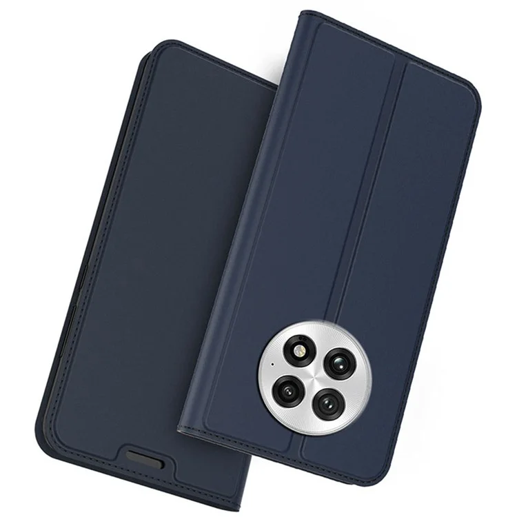 For OnePlus 13 Case PU Leather Phone Cover with Card Holder Stand - Blue