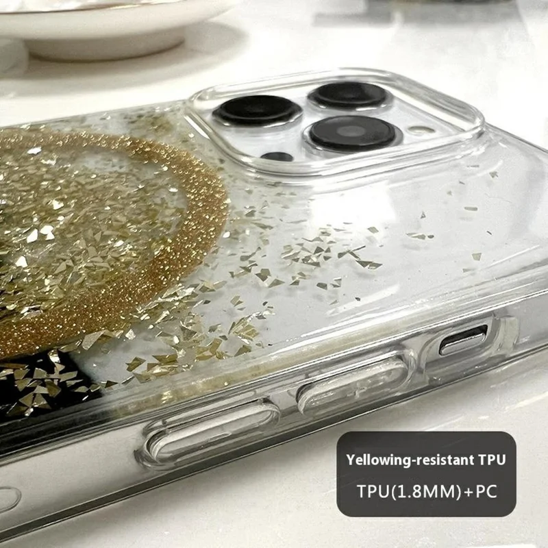 Bulk Purchasing For iPhone 15 Pro Max Case Compatible with MagSafe Epoxy Design TPU + PC Phone Cover - A178