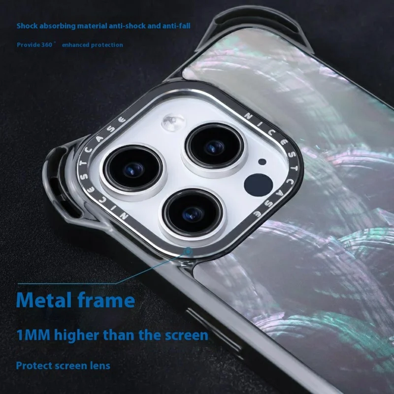 Bulk Purchasing For iPhone 15 Pro Max Case TPU + PC Anti Drop Phone Cover Epoxy Design Shell Pattern - E214