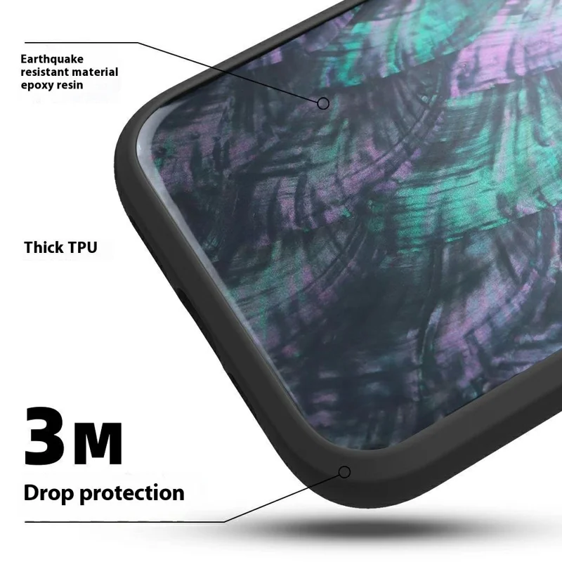 Bulk Purchasing For iPhone 16 Pro Max Case Compatible with Magsafe Shell Pattern Matte Epoxy Phone Cover - F210