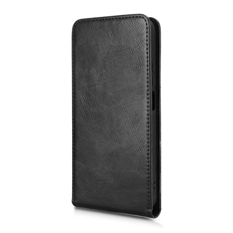 Pour Motorola Moto G Play (2025) 5G / G Power (2025) Étui avec Porte-Carte Rabat Vertical Magnétique en Cuir - Noir