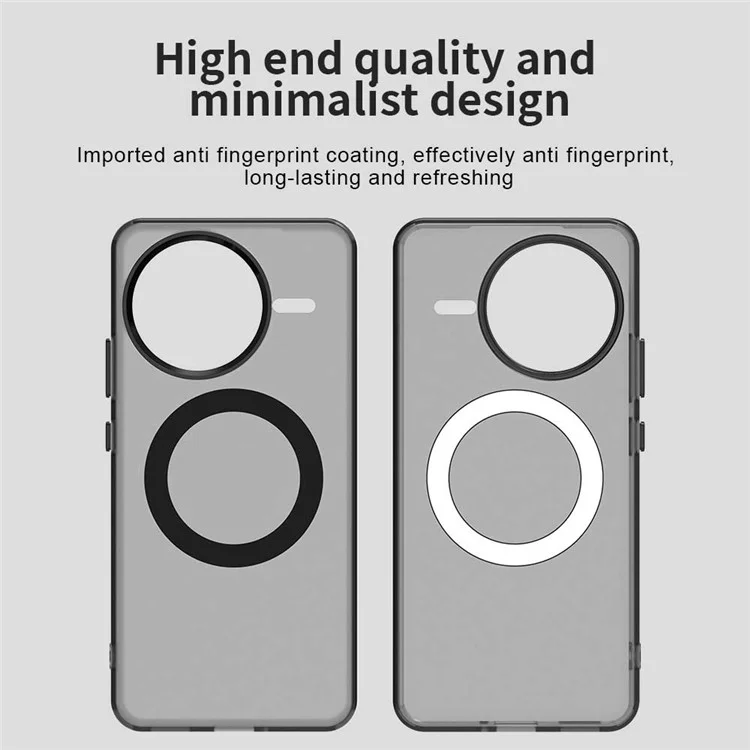 For Xiaomi Poco F7 Ultra 5G / Redmi K80 Pro 5G Case Compatible with MagSafe Anti Drop Hybrid Phone Back Cover - Black