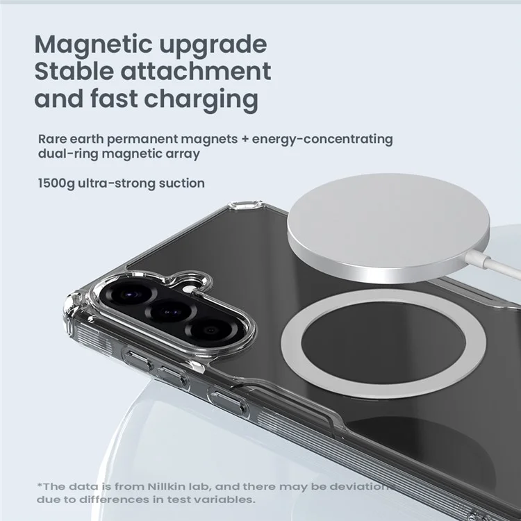 NILLKIN Nature Pro Series для Samsung Galaxy A56 5G Чехол, совместимый с MagSafe, TPU + PC ультра-прозрачный чехол для телефона