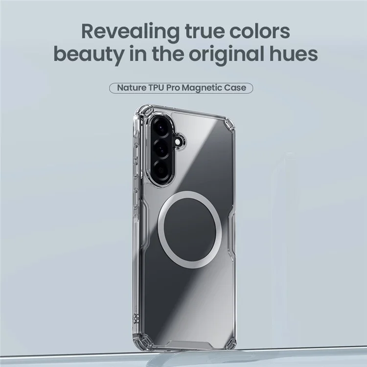 NILLKIN Nature Pro Series для Samsung Galaxy A56 5G Чехол, совместимый с MagSafe, TPU + PC ультра-прозрачный чехол для телефона