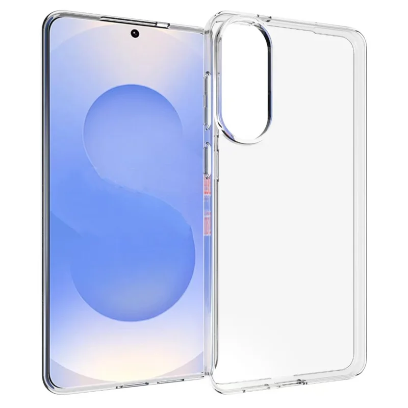 For Samsung Galaxy S25 Edge Case Anti-Fingerprint Crystal Clear TPU Phone Cover