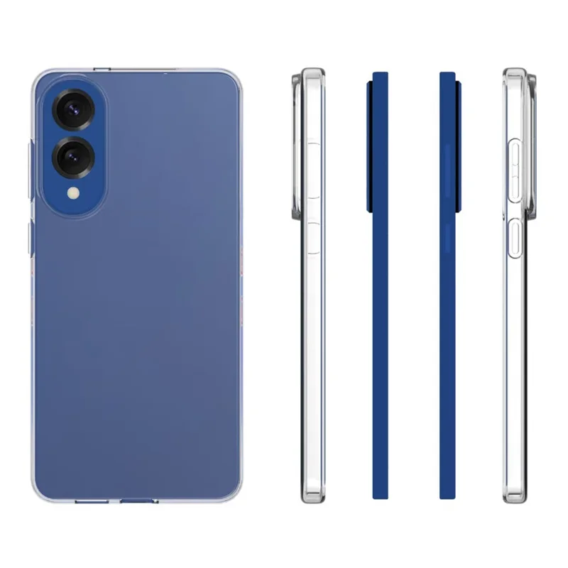 For Samsung Galaxy S25 Edge Case Anti-Fingerprint Crystal Clear TPU Phone Cover