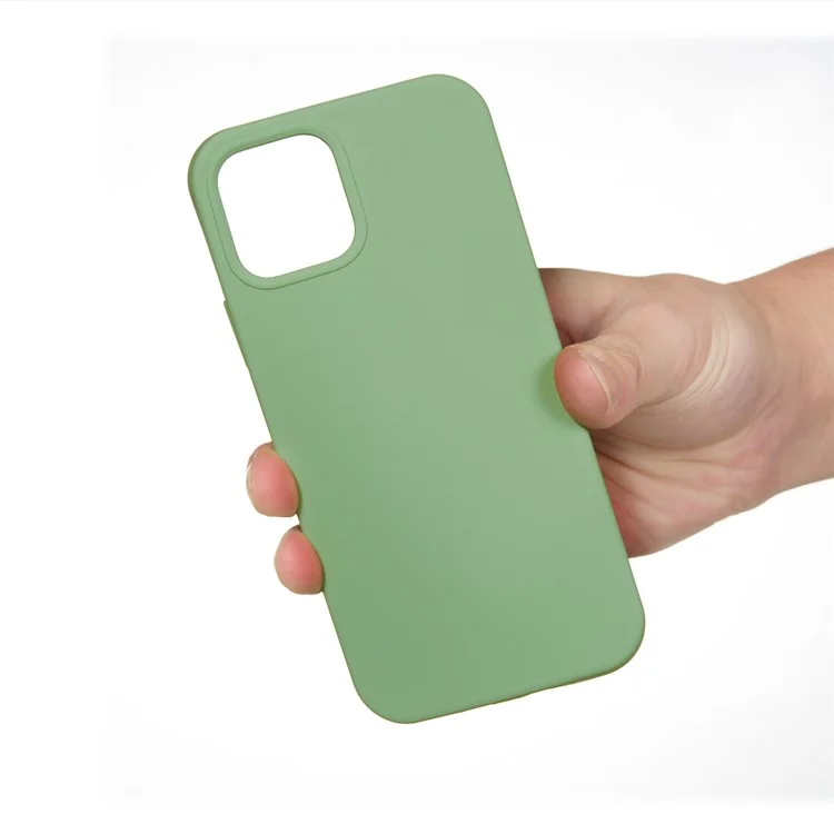Bulk Purchasing For iPhone 13 Case Liquid Silicone Soft Lining Back Phone Cover - Mint Green