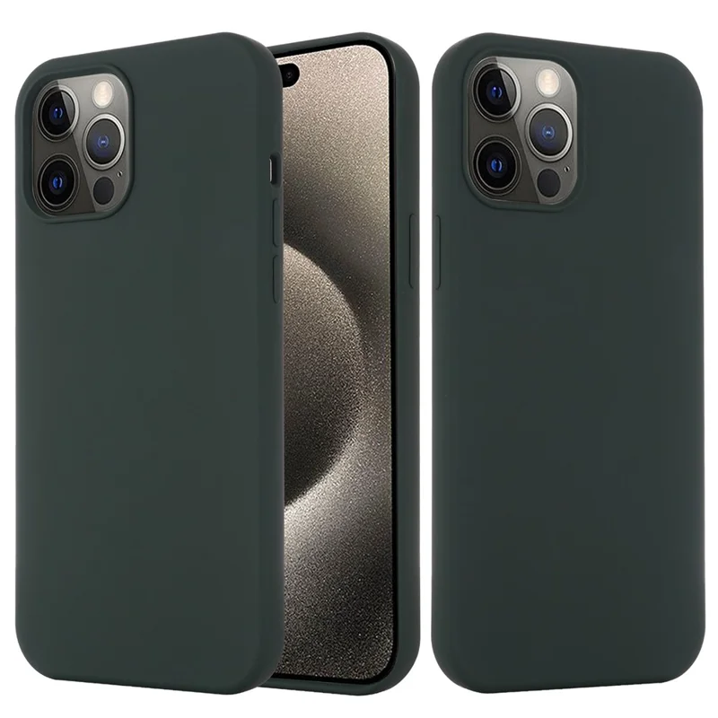 Bulk Purchasing For iPhone 15 Pro Max Case Compatible with MagSafe Anti-Drop Liquid Silicone Phone Cover - Dark Green