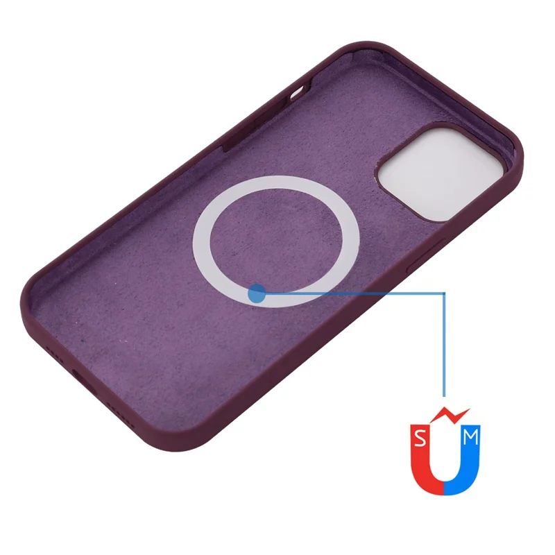 Bulk Purchasing For iPhone 14 Pro Case Compatible with MagSafe Anti-Drop Liquid Silicone Phone Cover - Wine Red