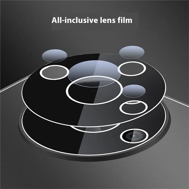 Capa para Honor X40 5G / X9a 5G em PC + TPU com Acabamento Fosco e Película para Lente - Preto