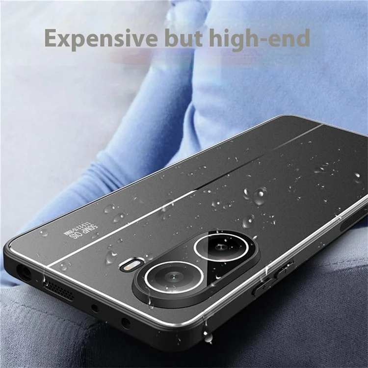 For Xiaomi Poco X7 Pro 5G  /  Redmi Turbo 4 5G Case PC + TPU Matte Back Phone Cover with Lens Film - Black