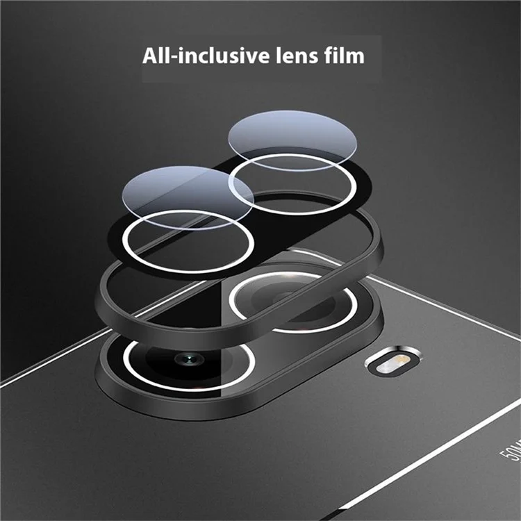 For Xiaomi Poco X7 Pro 5G  /  Redmi Turbo 4 5G Case PC + TPU Matte Back Phone Cover with Lens Film - Black