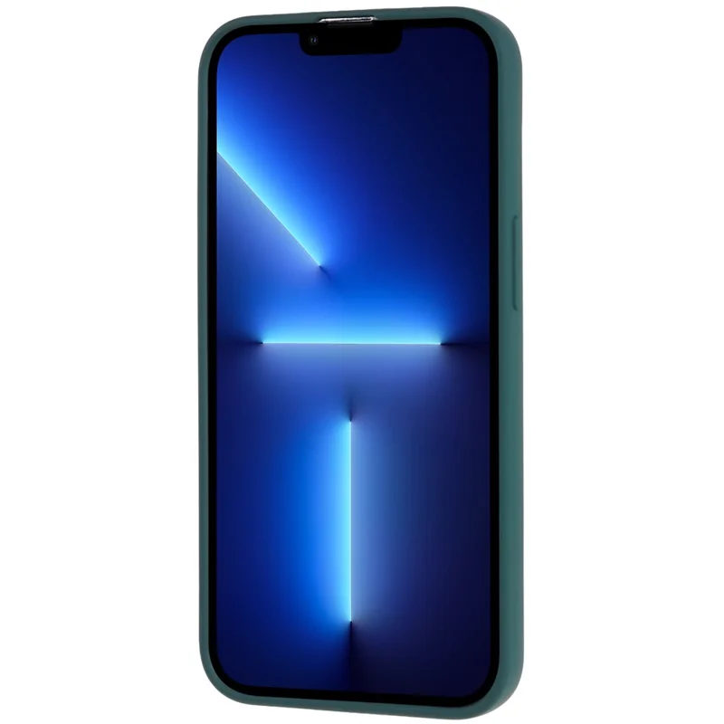 For iPhone 13 Pro Max 6.7 inch Flexible TPU Phone Case 2.0mm Drop-proof Back Cover - Midnight Green