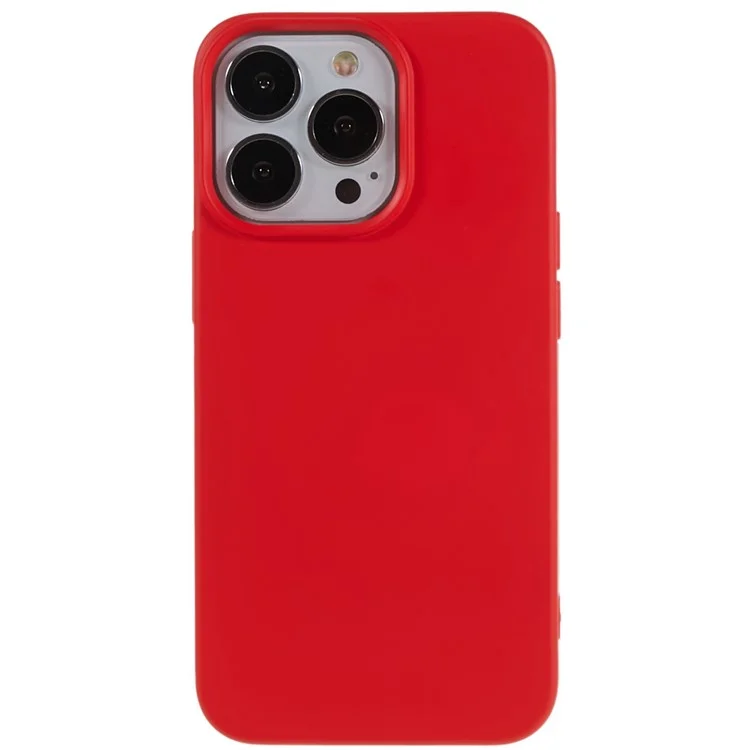 For iPhone 12 Pro Max 6.7 inch Drop-proof Protective Phone Case 2.0mm Flexible TPU Cover - Red