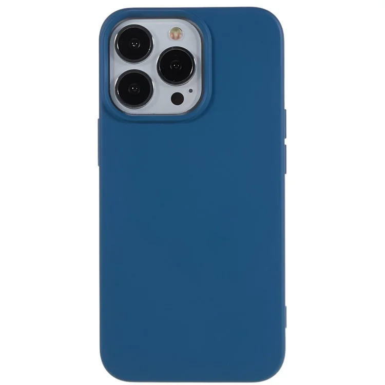For iPhone 12 Pro Max 6.7 inch Drop-proof Protective Phone Case 2.0mm Flexible TPU Cover - Blue