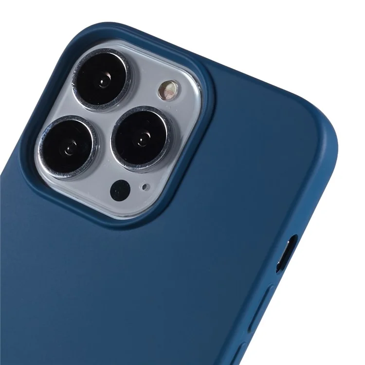 For iPhone 12 Pro Max 6.7 inch Drop-proof Protective Phone Case 2.0mm Flexible TPU Cover - Blue