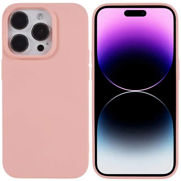 Capa de Telefone TPU para iPhone 14 Pro Max, Espessura de 2,0 mm, Capa Protetora Anti-Arranhões - Rosa