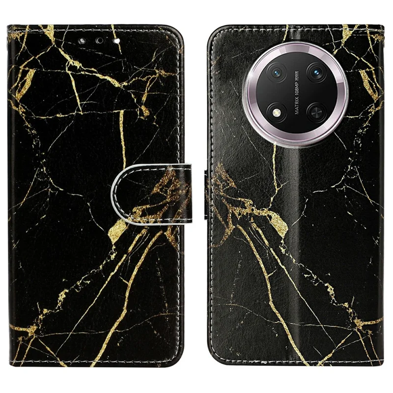 Cover Glitter Con Anello Supporto Per Honor Magic 6 Lite, Custodia Morbida TPU Trasparente, Protezione Antiurto, Blu