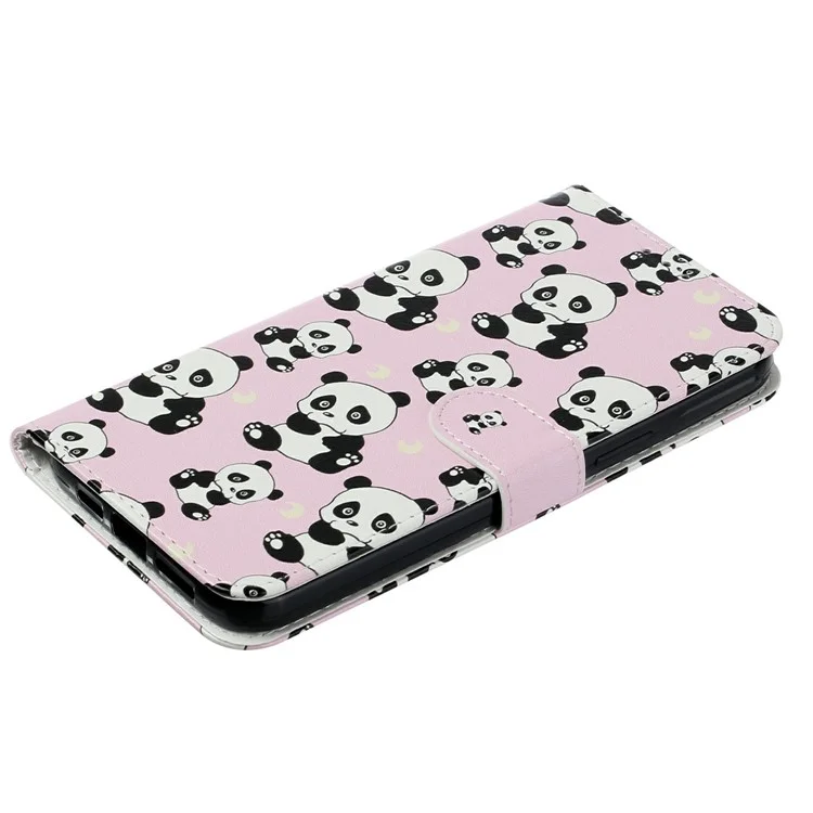 Phone Case For Honor X9c 5G / Magic7 Lite 5G / X60 Pro 5G Pattern Leather Wallet Cover - Panda