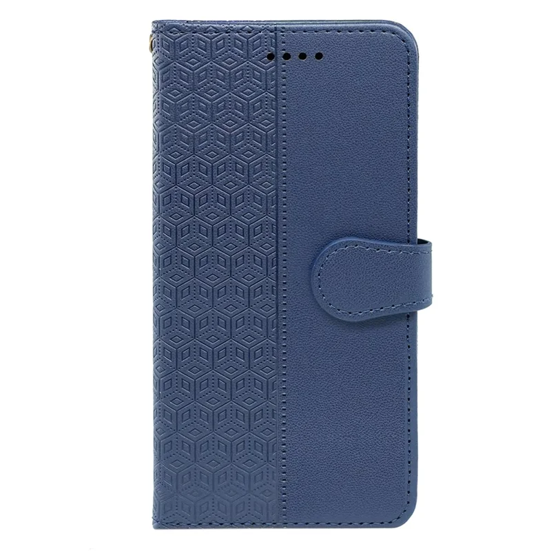 For Realme 14 Pro+ 5G Wallet Phone Case Pattern Imprint Leather Flip Cover - Blue
