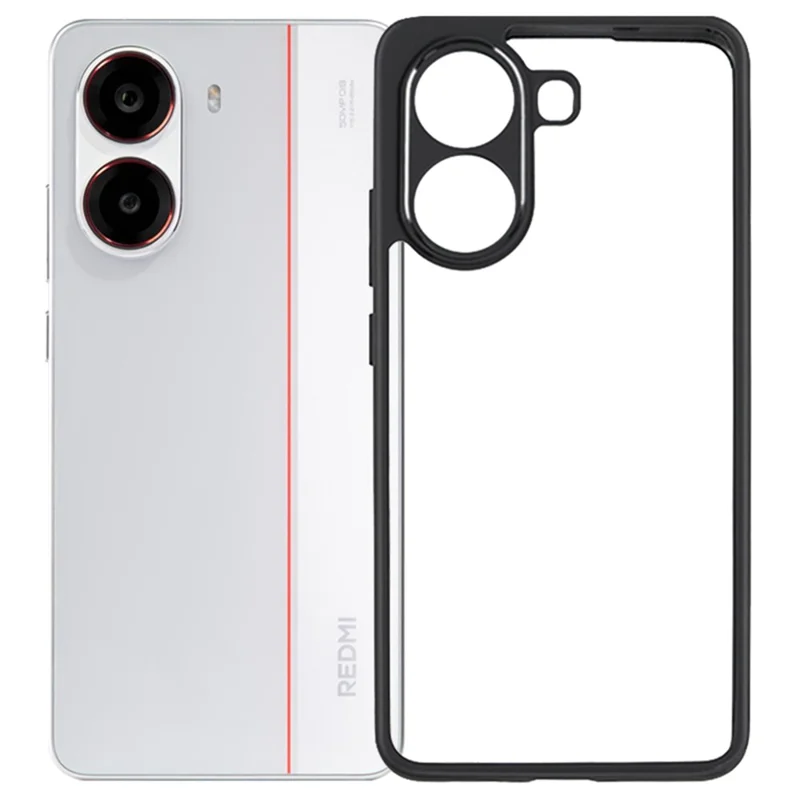 For Xiaomi Poco X7 Pro 5G  /  Redmi Turbo 4 5G Case Shockproof PC + TPU Clear Back Phone Cover