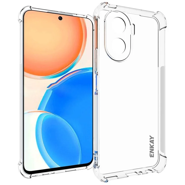 ENKAY HAT Prince For Honor X40i 5g Angoli Addensati Custodia Per Telefono Cristallino