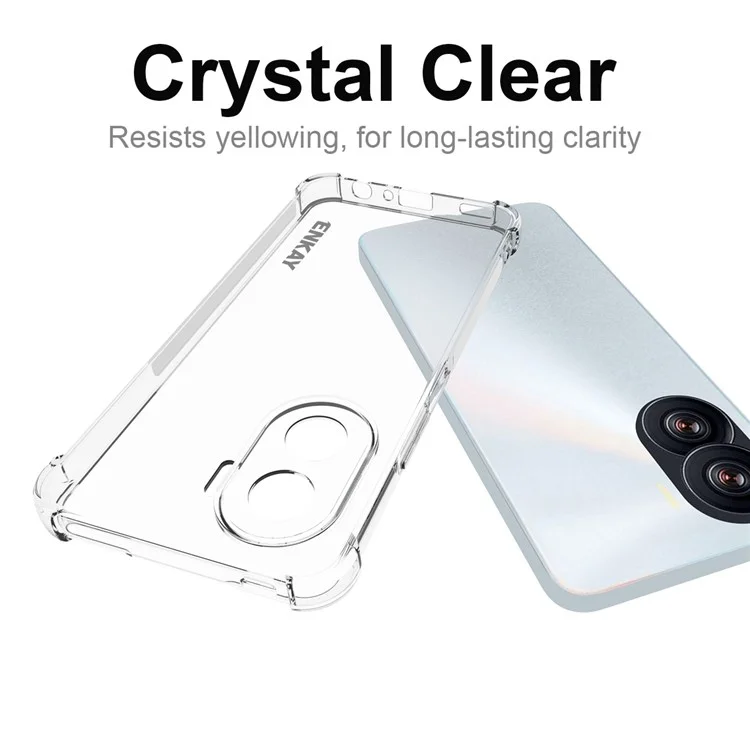 ENKAY HAT Prince For Honor X40i 5g Angoli Addensati Custodia Per Telefono Cristallino
