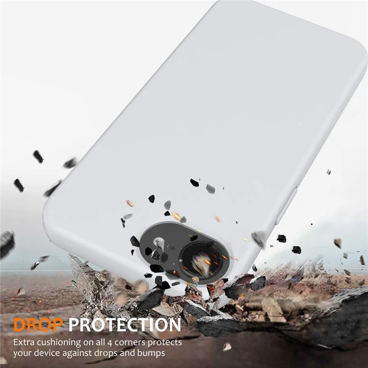 Для iPhone 16e Чехол совместимый с MagSafe Противоударный Жидкий силиконовый чехол для телефона - Белый