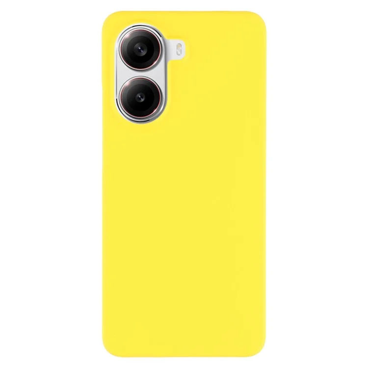 For Xiaomi Redmi Turbo 4 5G Case Hard PC Frosted Minimalist Phone Cover - Yellow