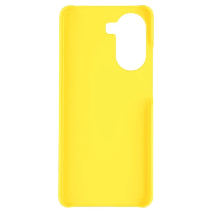 For Xiaomi Redmi Turbo 4 5G Case Hard PC Frosted Minimalist Phone Cover - Yellow
