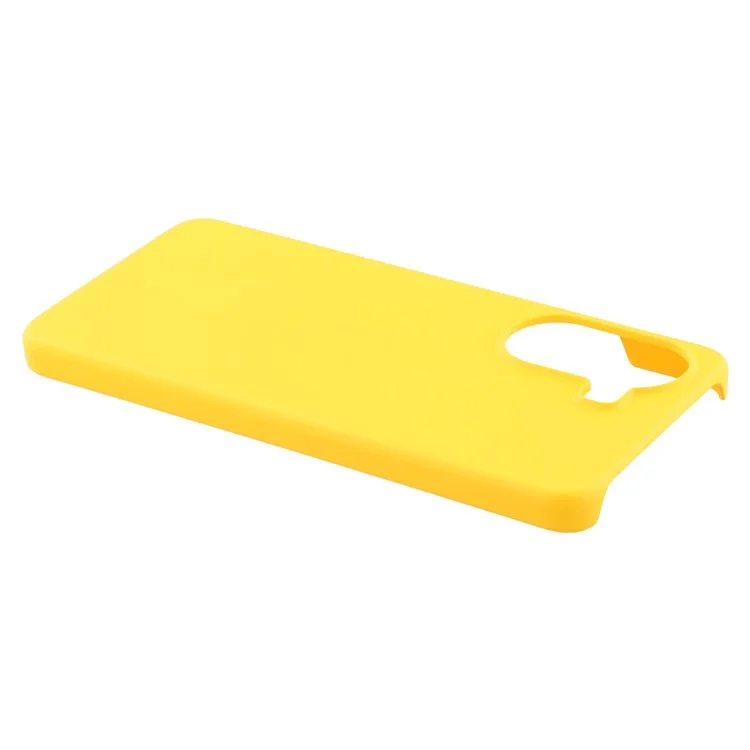 For Xiaomi Redmi Turbo 4 5G Case Hard PC Frosted Minimalist Phone Cover - Yellow